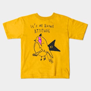 Its All About Attitude Kids T-Shirt